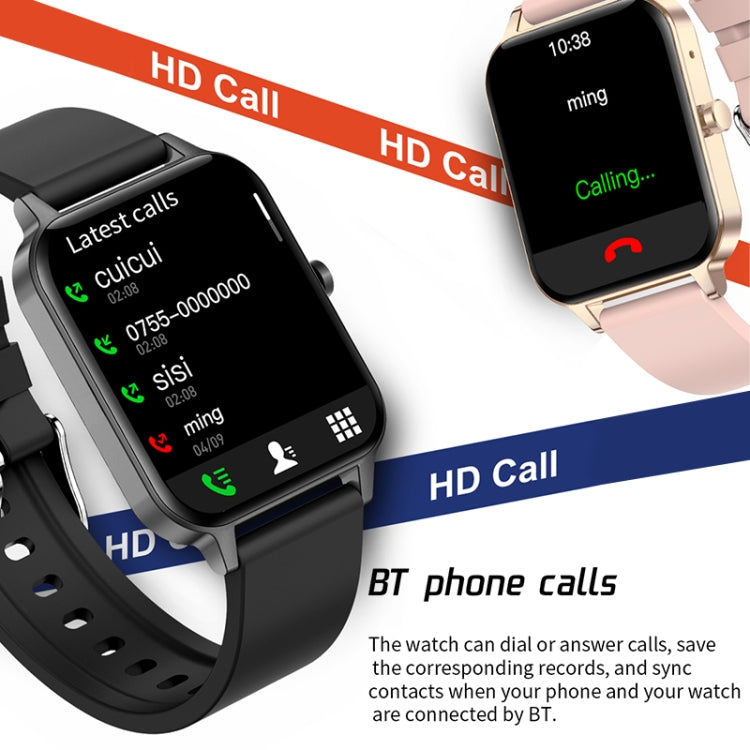 MX7 1,69 pollici IPS touch screen IP68 Smart Watch impermeabile, supporto monitoraggio del sonno / monitoraggio della frequenza cardiaca / chiamata Bluetooth / monitoraggio della temperatura corporea