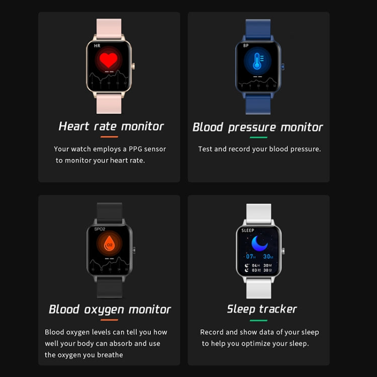 MX7 1,69 pollici IPS touch screen IP68 Smart Watch impermeabile, supporto monitoraggio del sonno / monitoraggio della frequenza cardiaca / chiamata Bluetooth / monitoraggio della temperatura corporea