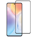 Pellicola in vetro temperato per protezione dello schermo a copertura totale con colla completa, For vivo X70 (1 PC)