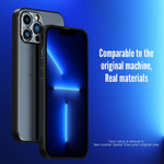 R-JUST RJ-52 Custodia protettiva antiurto in metallo TPU a 3 linee, For iPhone 13, For iPhone 13 Pro, For iPhone 13 Pro Max, For iPhone 12, For iPhone 12 Pro, For iPhone 12 Pro Max, For iPhone 11 Pro Max