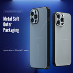 R-JUST RJ-52 Custodia protettiva antiurto in metallo TPU a 3 linee, For iPhone 11 Pro