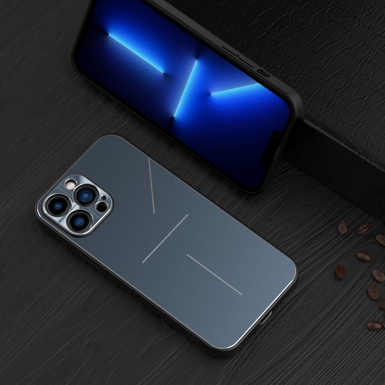 R-JUST RJ-52 Custodia protettiva antiurto in metallo TPU a 3 linee, For iPhone 11 Pro