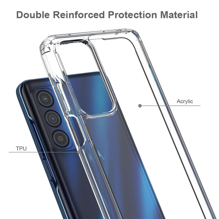TPU antiurto antigraffio + custodia protettiva in acrilico, For Motorola Edge 20, For Motorola Edge 20 Lite, For Motorola Edge 20 Pro, For Motorola Edge 2021