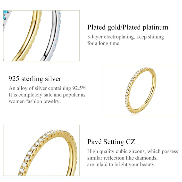 S925 Sterling Silver Fashion Wizard Anello da donna con diamanti, 6, 7, 8
