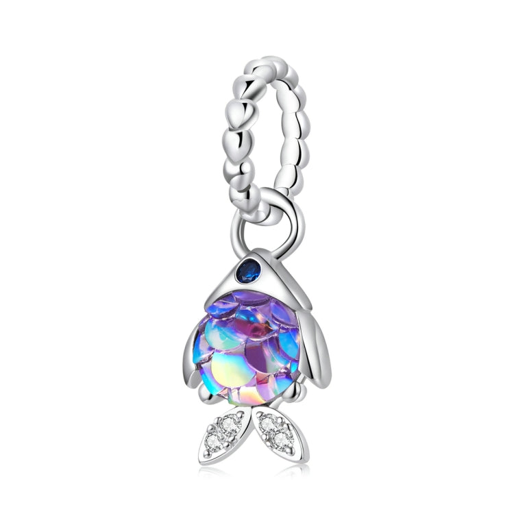 Accessori per collana braccialetto fai-da-te con ciondolo pesce fantasia in argento sterling S925, Fantasy Fish