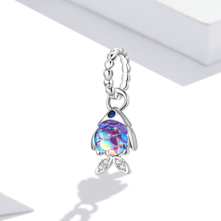 Accessori per collana braccialetto fai-da-te con ciondolo pesce fantasia in argento sterling S925, Fantasy Fish