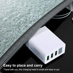 Caricatore da viaggio con display digitale a LED a 3 porte USB,, EU Plug, US Plug, UK Plug