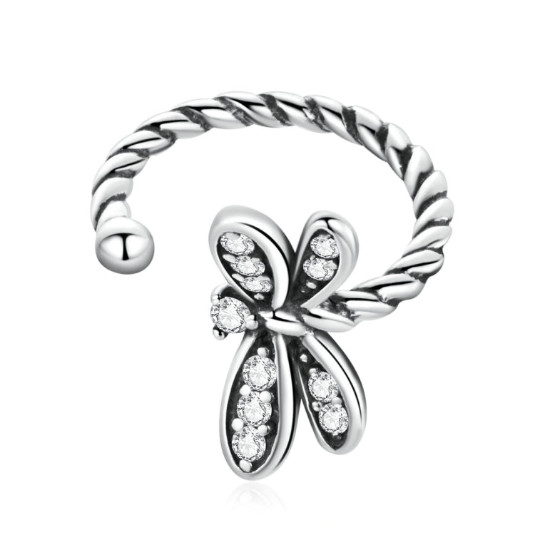 Orecchini da donna con libellula squisita in argento sterling S925, Dragonfly