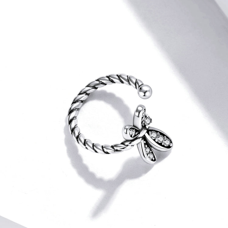 Orecchini da donna con libellula squisita in argento sterling S925, Dragonfly