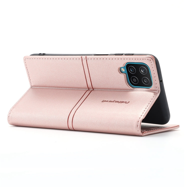 Custodia in pelle PU a vibrazione orizzontale da lavoro con ventosa magnetica da sogno con supporto, slot per schede e portafoglio, For Samsung Galaxy A12, For Samsung Galaxy A42 5G, For Samsung Galaxy A20 / A30, For Samsung Galaxy A20e