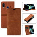 Custodia in pelle PU a vibrazione orizzontale da lavoro con ventosa magnetica da sogno con supporto, slot per schede e portafoglio, For Samsung Galaxy A12, For Samsung Galaxy A42 5G, For Samsung Galaxy A20 / A30, For Samsung Galaxy A20e