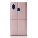 Custodia in pelle PU a vibrazione orizzontale da lavoro con ventosa magnetica da sogno con supporto, slot per schede e portafoglio, For Samsung Galaxy A40, For Samsung Galaxy A21s, For Samsung Galaxy A22 5G, For Samsung Galaxy A32 5G