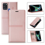 Custodia in pelle PU a vibrazione orizzontale da lavoro con ventosa magnetica da sogno con supporto, slot per schede e portafoglio, For Samsung Galaxy A40, For Samsung Galaxy A21s, For Samsung Galaxy A22 5G, For Samsung Galaxy A32 5G