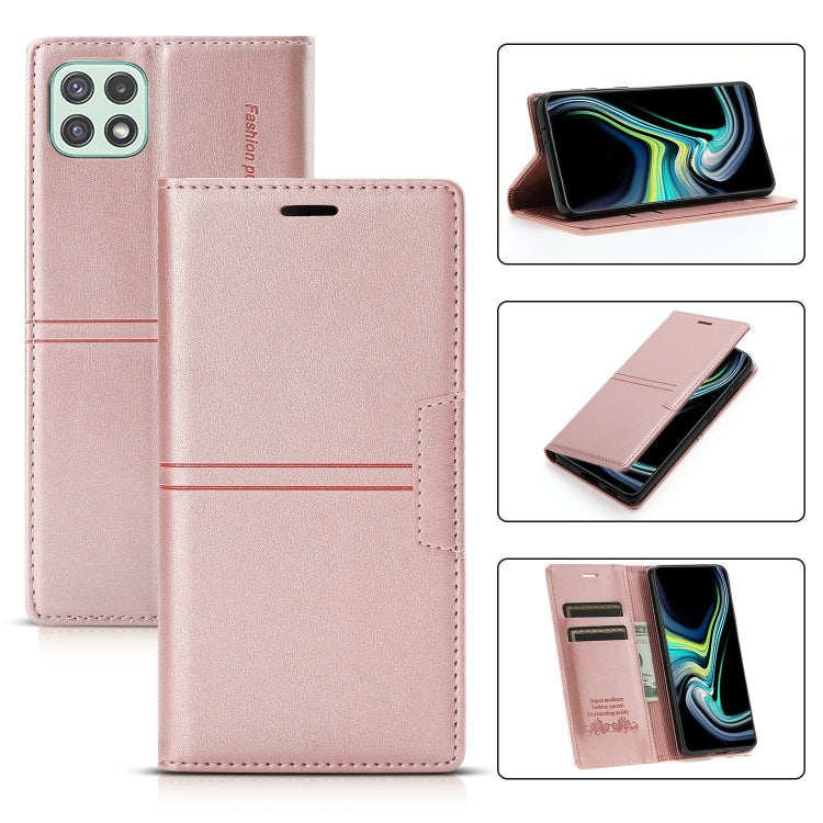 Custodia in pelle PU a vibrazione orizzontale da lavoro con ventosa magnetica da sogno con supporto, slot per schede e portafoglio, For Samsung Galaxy A40, For Samsung Galaxy A21s, For Samsung Galaxy A22 5G, For Samsung Galaxy A32 5G