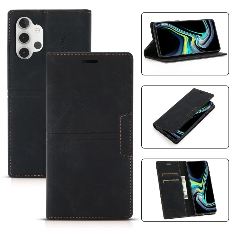 Custodia in pelle PU a vibrazione orizzontale da lavoro con ventosa magnetica da sogno con supporto, slot per schede e portafoglio, For Samsung Galaxy A32 4G, For Samsung Galaxy A52 5G / 4G, For Samsung Galaxy A72 5G / 4G, For Samsung Galaxy A82 5G
