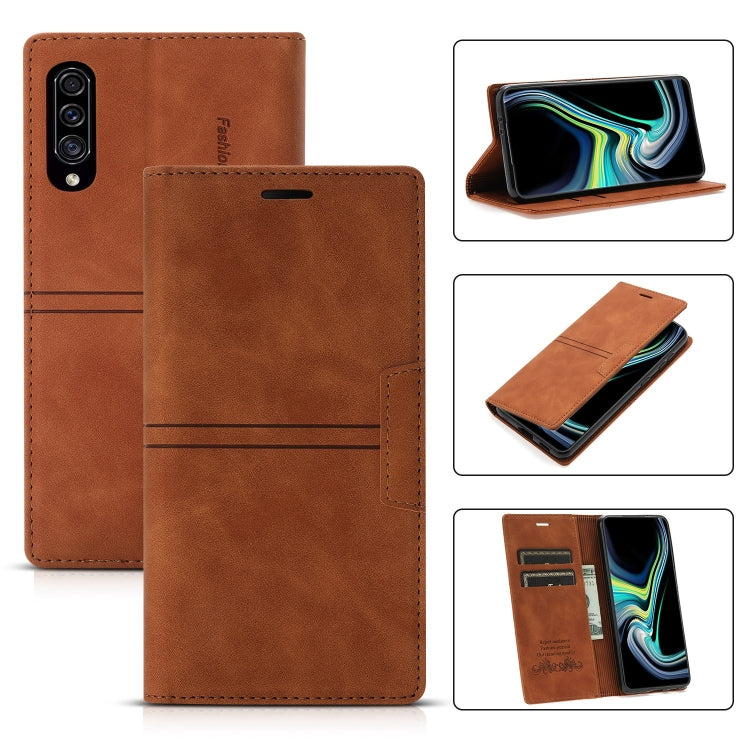 Custodia in pelle PU a vibrazione orizzontale da lavoro con ventosa magnetica da sogno con supporto, slot per schede e portafoglio, For Samsung Galaxy A50 / A30s / A50s, For Samsung Galaxy A70, For Samsung Galaxy A71 4G, For Samsung Galaxy A81