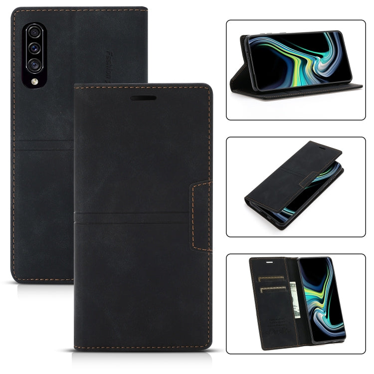 Custodia in pelle PU a vibrazione orizzontale da lavoro con ventosa magnetica da sogno con supporto, slot per schede e portafoglio, For Samsung Galaxy A50 / A30s / A50s, For Samsung Galaxy A70, For Samsung Galaxy A71 4G, For Samsung Galaxy A81