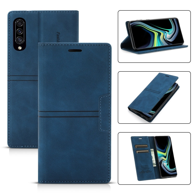 Custodia in pelle PU a vibrazione orizzontale da lavoro con ventosa magnetica da sogno con supporto, slot per schede e portafoglio, For Samsung Galaxy A50 / A30s / A50s, For Samsung Galaxy A70, For Samsung Galaxy A71 4G, For Samsung Galaxy A81