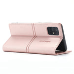 Custodia in pelle PU a vibrazione orizzontale da lavoro con ventosa magnetica da sogno con supporto, slot per schede e portafoglio, For Samsung Galaxy A91, For Samsung Galaxy A71 5G, For Samsung Galaxy A51 5G, For Samsung Galaxy A51 4G