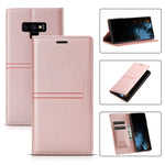 Custodia in pelle PU a vibrazione orizzontale da lavoro con ventosa magnetica da sogno con supporto, slot per schede e portafoglio, For Samsung Galaxy Note9, For Samsung Galaxy Note10+, For Samsung Galaxy Note10, For Samsung Galaxy Note20