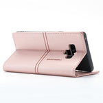 Custodia in pelle PU a vibrazione orizzontale da lavoro con ventosa magnetica da sogno con supporto, slot per schede e portafoglio, For Samsung Galaxy Note9, For Samsung Galaxy Note10+, For Samsung Galaxy Note10, For Samsung Galaxy Note20
