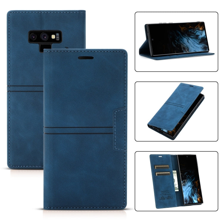 Custodia in pelle PU a vibrazione orizzontale da lavoro con ventosa magnetica da sogno con supporto, slot per schede e portafoglio, For Samsung Galaxy Note9, For Samsung Galaxy Note10+, For Samsung Galaxy Note10, For Samsung Galaxy Note20