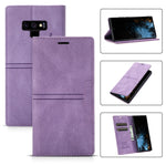Custodia in pelle PU a vibrazione orizzontale da lavoro con ventosa magnetica da sogno con supporto, slot per schede e portafoglio, For Samsung Galaxy Note9, For Samsung Galaxy Note10+, For Samsung Galaxy Note10, For Samsung Galaxy Note20