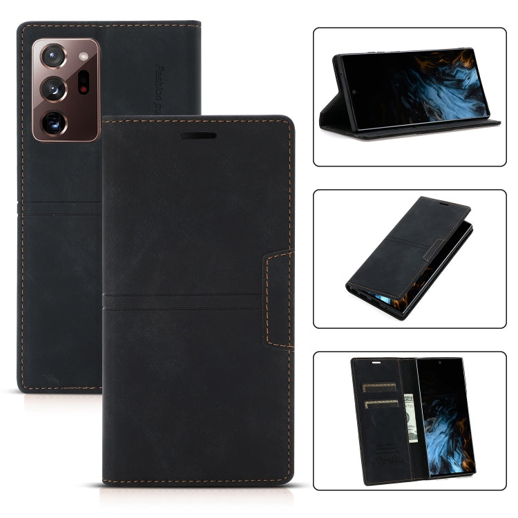 Custodia in pelle PU a vibrazione orizzontale da lavoro con ventosa magnetica da sogno con supporto, slot per schede e portafoglio, For Samsung Galaxy Note20 Ultra, For Samsung Galaxy S9+, For Samsung Galaxy S9, For Samsung Galaxy S10