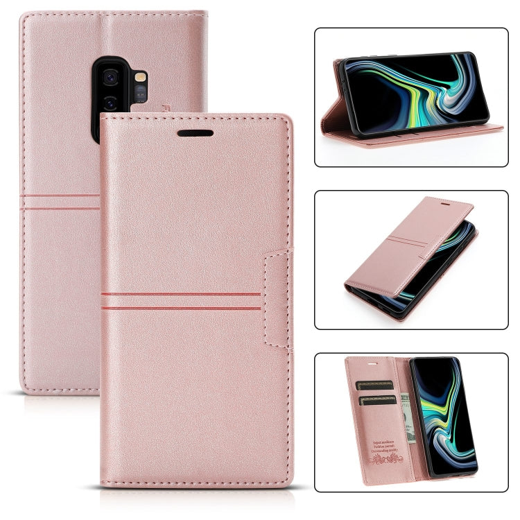 Custodia in pelle PU a vibrazione orizzontale da lavoro con ventosa magnetica da sogno con supporto, slot per schede e portafoglio, For Samsung Galaxy Note20 Ultra, For Samsung Galaxy S9+, For Samsung Galaxy S9, For Samsung Galaxy S10