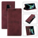 Custodia in pelle PU a vibrazione orizzontale da lavoro con ventosa magnetica da sogno con supporto, slot per schede e portafoglio, For Samsung Galaxy Note20 Ultra, For Samsung Galaxy S9+, For Samsung Galaxy S9, For Samsung Galaxy S10