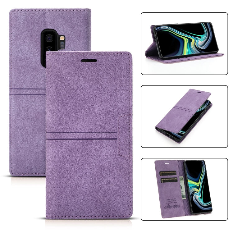 Custodia in pelle PU a vibrazione orizzontale da lavoro con ventosa magnetica da sogno con supporto, slot per schede e portafoglio, For Samsung Galaxy Note20 Ultra, For Samsung Galaxy S9+, For Samsung Galaxy S9, For Samsung Galaxy S10