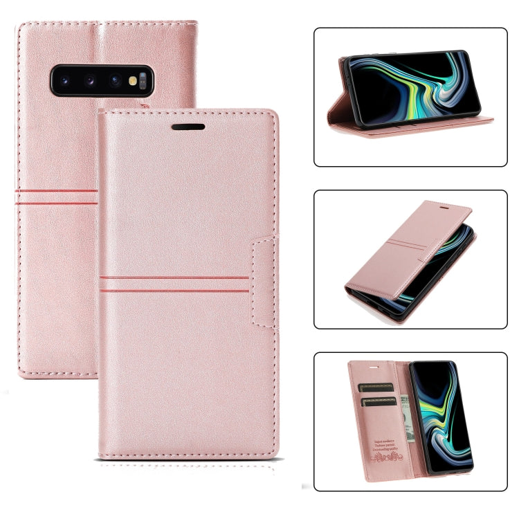 Custodia in pelle PU a vibrazione orizzontale da lavoro con ventosa magnetica da sogno con supporto, slot per schede e portafoglio, For Samsung Galaxy S10+, For Samsung Galaxy S10e, For Samsung Galaxy S20, For Samsung Galaxy S20+