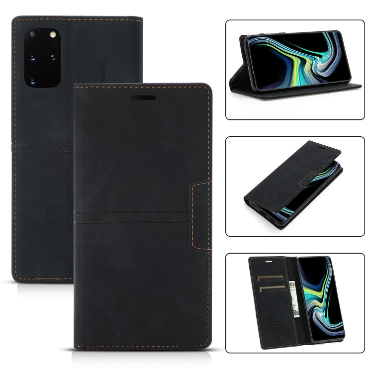 Custodia in pelle PU a vibrazione orizzontale da lavoro con ventosa magnetica da sogno con supporto, slot per schede e portafoglio, For Samsung Galaxy S10+, For Samsung Galaxy S10e, For Samsung Galaxy S20, For Samsung Galaxy S20+