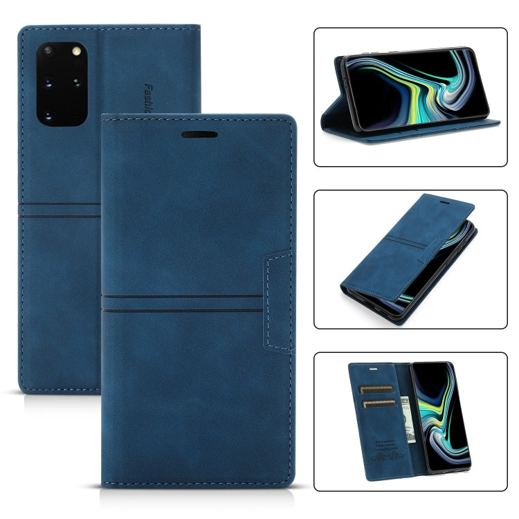 Custodia in pelle PU a vibrazione orizzontale da lavoro con ventosa magnetica da sogno con supporto, slot per schede e portafoglio, For Samsung Galaxy S10+, For Samsung Galaxy S10e, For Samsung Galaxy S20, For Samsung Galaxy S20+