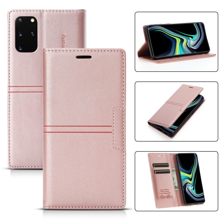 Custodia in pelle PU a vibrazione orizzontale da lavoro con ventosa magnetica da sogno con supporto, slot per schede e portafoglio, For Samsung Galaxy S20 FE, For Samsung Galaxy S20 Ultra, For Samsung Galaxy S21+ 5G, For Samsung Galaxy S21 5G