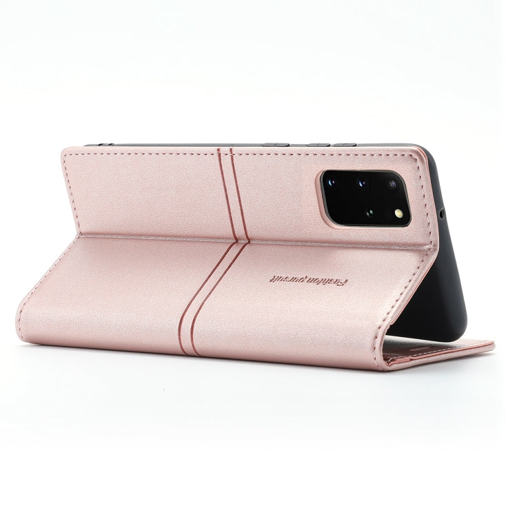 Custodia in pelle PU a vibrazione orizzontale da lavoro con ventosa magnetica da sogno con supporto, slot per schede e portafoglio, For Samsung Galaxy S20 FE, For Samsung Galaxy S20 Ultra, For Samsung Galaxy S21+ 5G, For Samsung Galaxy S21 5G