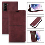 Custodia in pelle PU a vibrazione orizzontale da lavoro con ventosa magnetica da sogno con supporto, slot per schede e portafoglio, For Samsung Galaxy S20 FE, For Samsung Galaxy S20 Ultra, For Samsung Galaxy S21+ 5G, For Samsung Galaxy S21 5G