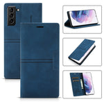 Custodia in pelle PU a vibrazione orizzontale da lavoro con ventosa magnetica da sogno con supporto, slot per schede e portafoglio, For Samsung Galaxy S20 FE, For Samsung Galaxy S20 Ultra, For Samsung Galaxy S21+ 5G, For Samsung Galaxy S21 5G