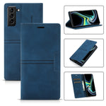 Custodia in pelle PU a vibrazione orizzontale da lavoro con ventosa magnetica da sogno con supporto, slot per schede e portafoglio, For Samsung Galaxy S20 FE, For Samsung Galaxy S20 Ultra, For Samsung Galaxy S21+ 5G, For Samsung Galaxy S21 5G