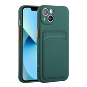 Custodia protettiva in TPU antiurto con slot per schede, For iPhone 13, For iPhone 13 mini