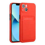 Custodia protettiva in TPU con slot carte per iPhone 13 mini