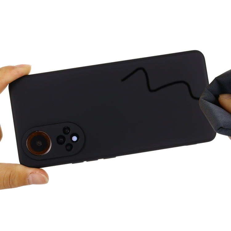 Custodia protettiva a copertura totale anticaduta in silicone liquido tinta unita, For Huawei Nova 9, For Huawei Nova 9 Pro