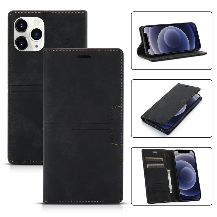 Custodia portafoglio in pelle PU con ventosa magnetica per iPhone