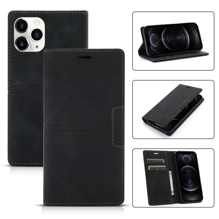 Custodia portafoglio in pelle PU con ventosa magnetica per iPhone