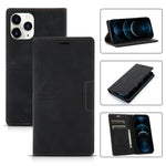 Custodia portafoglio in pelle PU con ventosa magnetica per iPhone