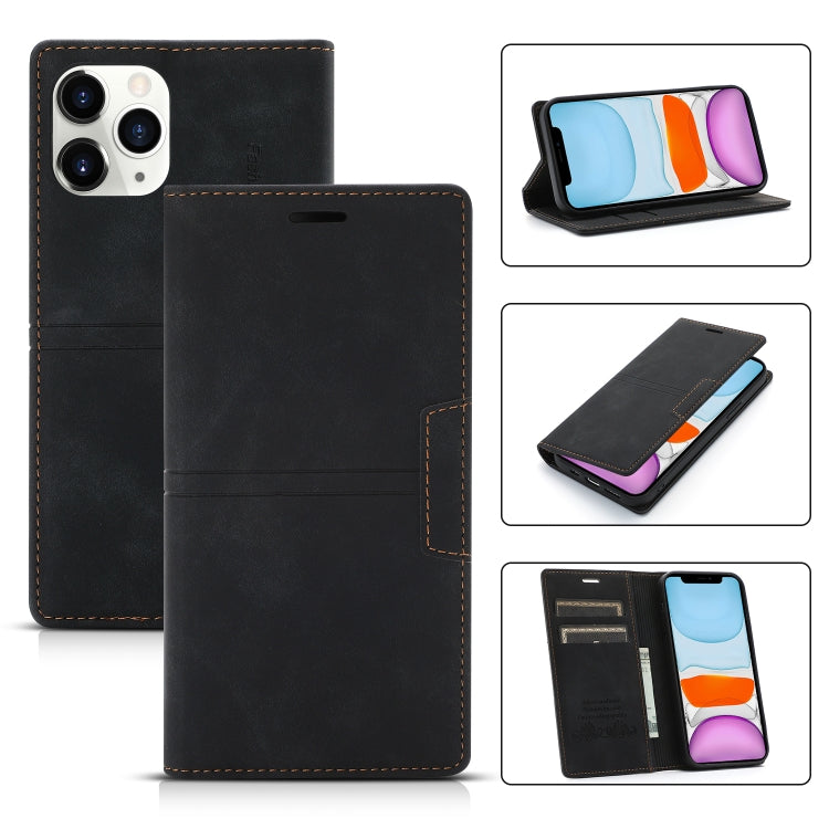 Custodia portafoglio in pelle PU con ventosa magnetica per iPhone