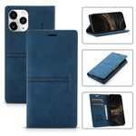 Custodia portafoglio in pelle PU con ventosa magnetica per iPhone