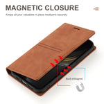 Custodia portafoglio in pelle PU con supporto per iPhone