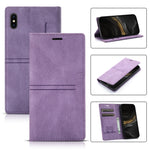 Custodia portafoglio in pelle PU con supporto per iPhone