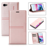 Custodia portafoglio in pelle PU con supporto per iPhone